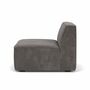 Dane 1-Seater Module Danny Steel Grey 2