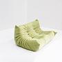 Togo Sofa 2-seater Alcantara Mint Green 6