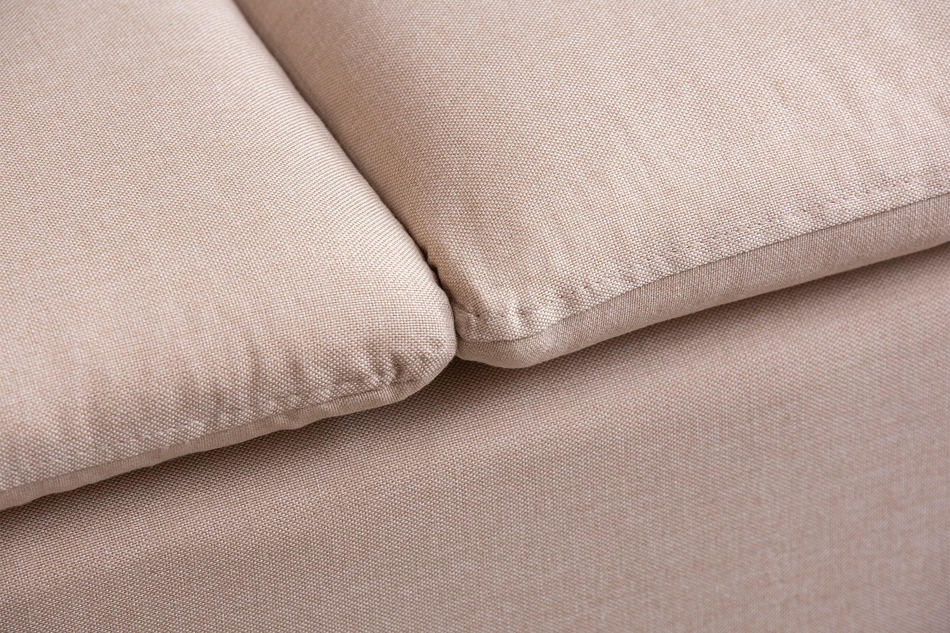 Lungo Ecksofa Creme 6