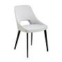 Dining chair textile gray 0