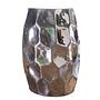 Valdez Side Table Aluminum Silver 30cm 0
