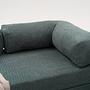 Comfort Schlafsofa 2-Sitzer Petrol 2