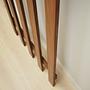 Teak wall coat rack 1970s 9