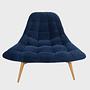 Elton Armchair Velvet Lux Indigo 0
