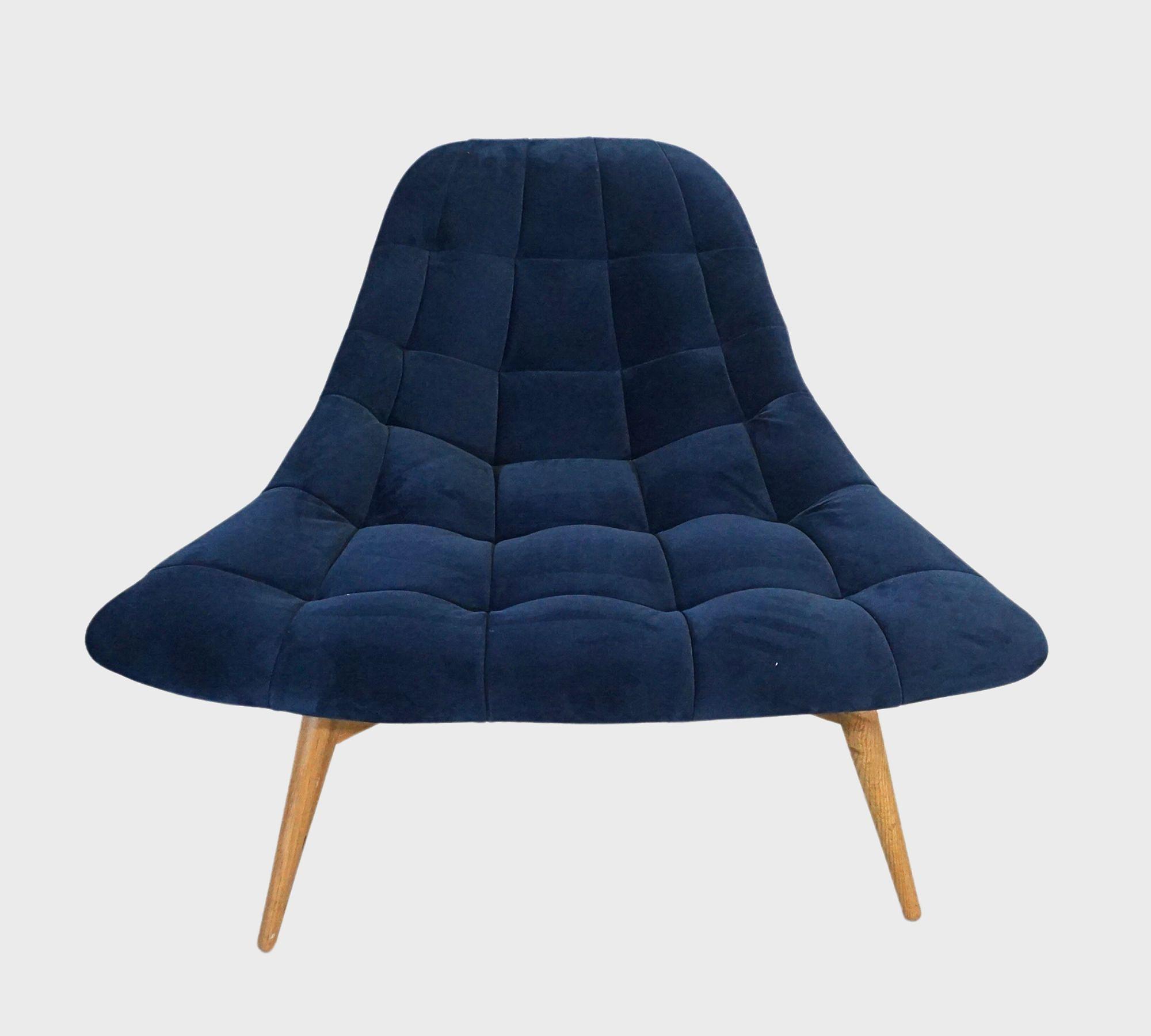 Elton Armchair Velvet Lux Indigo 0