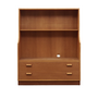 Vintage Bookshelf Wood Brown 1970s 0