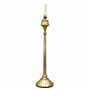 Vintage Stehleuchte Glas Metall Gold 1920er Jahre 0