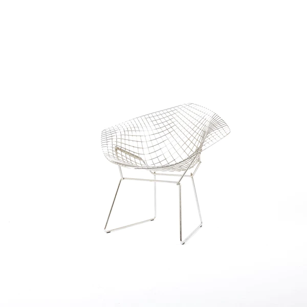 Bertoia Diamond Chair Stahl Silber 0