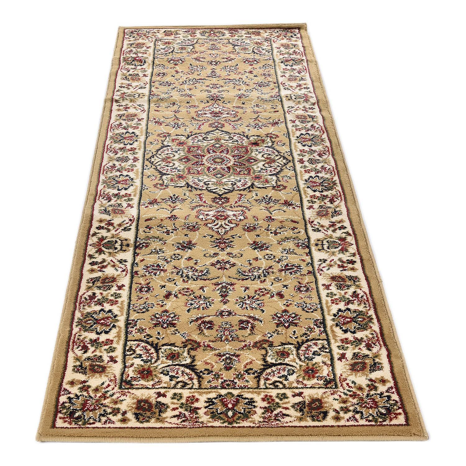 Hamadan Runner Polypropylene Beige 2