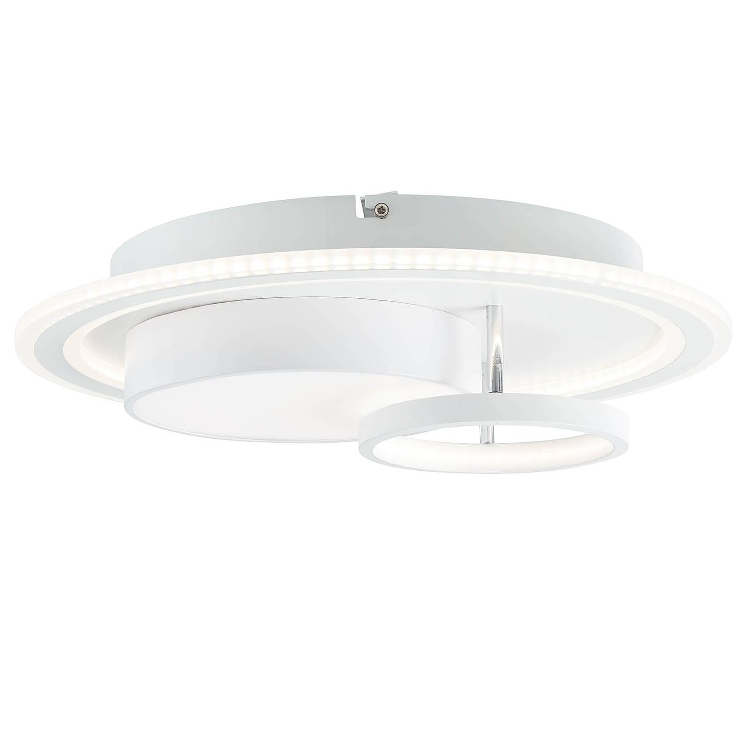 1-Flammig LED-Deckenleuchte Sigune Polypropylen Aluminium 3