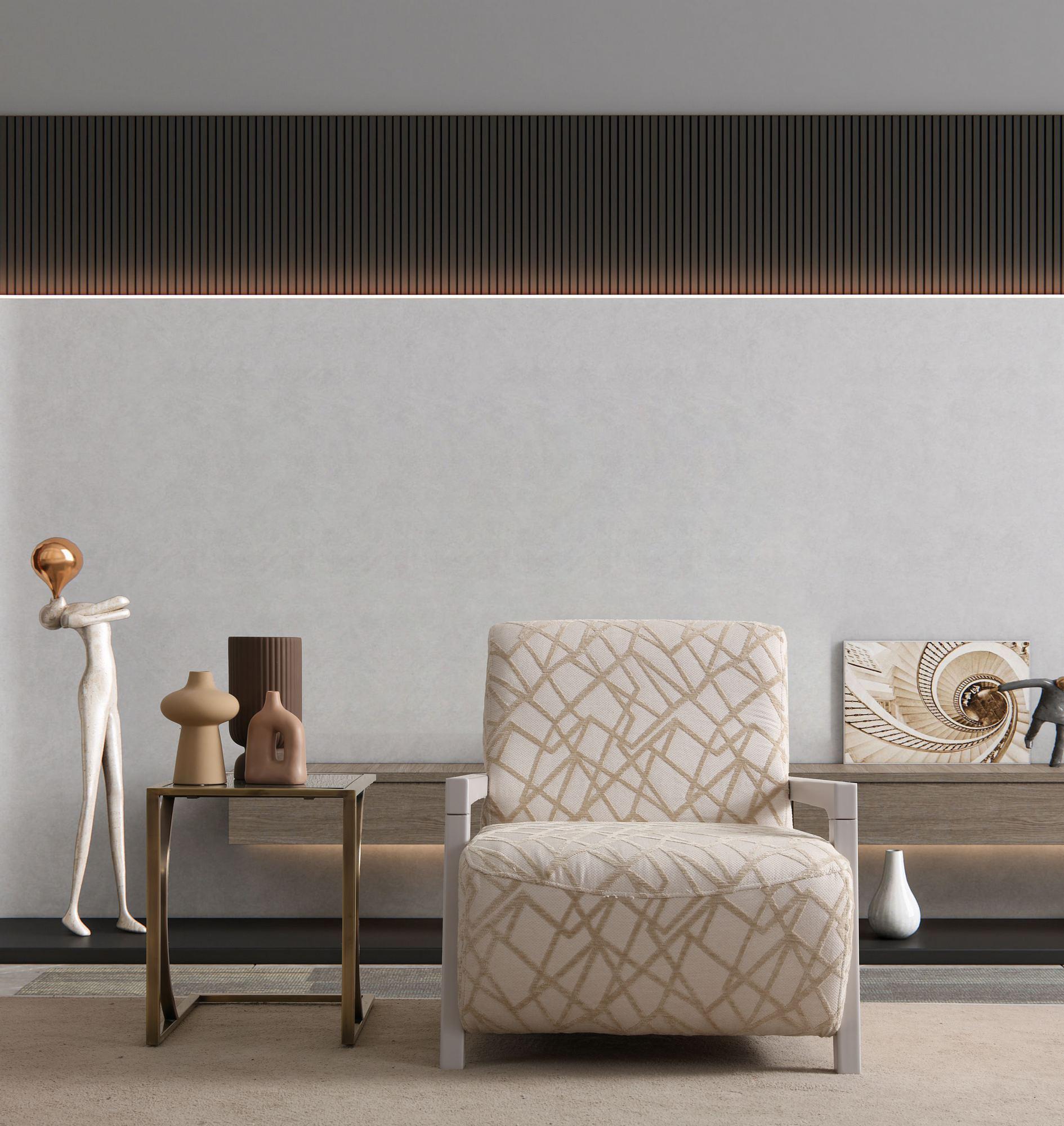 Toskana Sessel Hellbeige 1