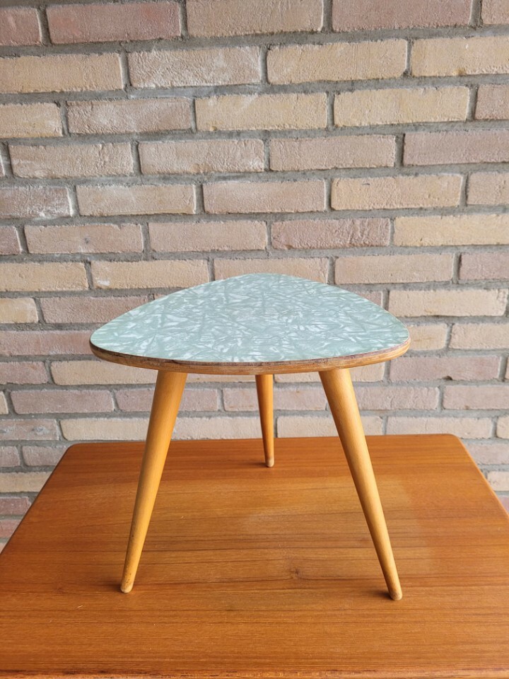 Vintage Beistelltisch für Pflanzen Holz 1960er Jahre 2