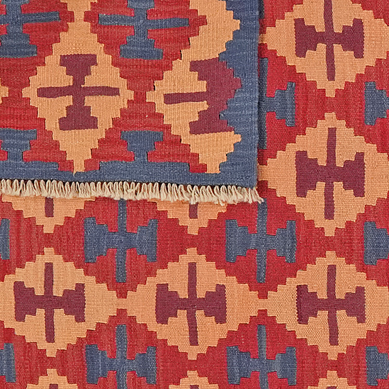 Kilim Gashgai Teppich Mehrfarbig 4