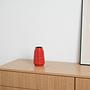Vaso in ceramica anni '60 Rosso 6