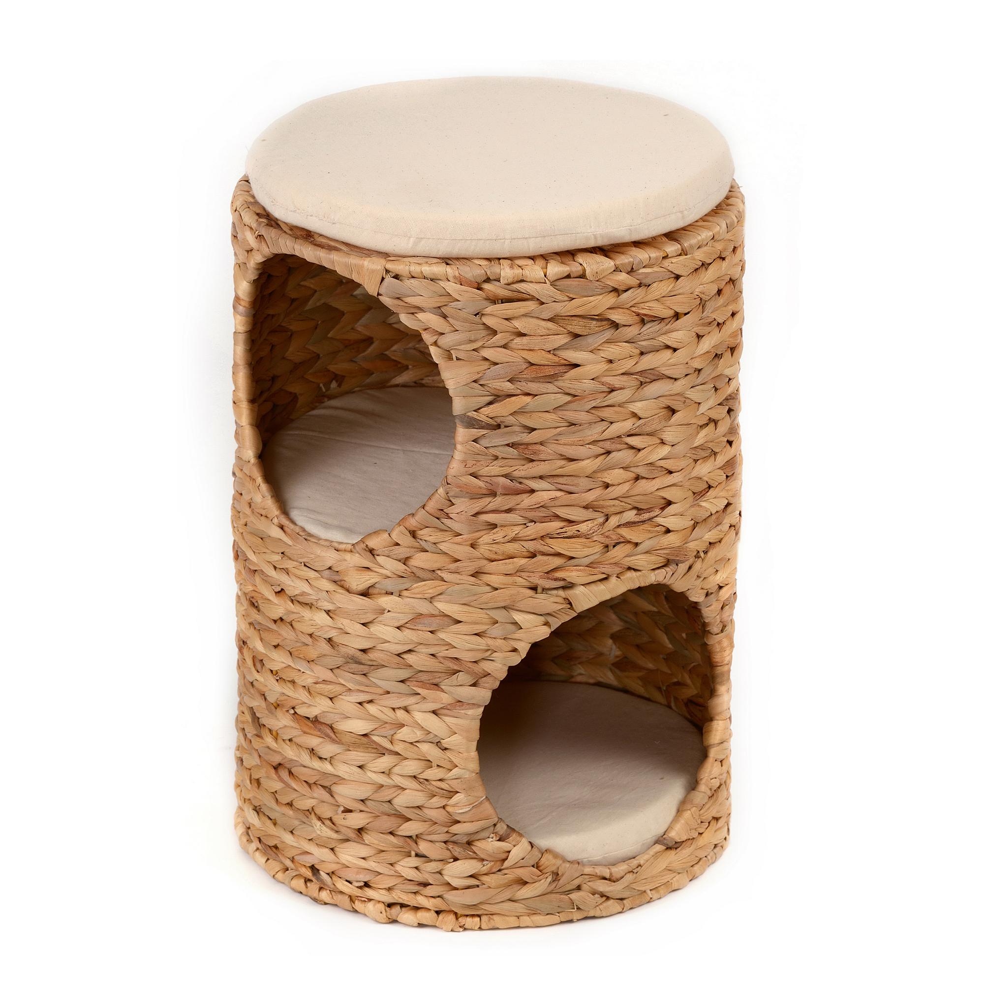 Katzentonne Fika Wasserhyazinthe / Baumwollstoff Braun 0