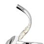 LED-Wandleuchte Twirls Kristallglas Stahl 2