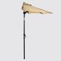 Sonnenschirm Klappbar Aluminium Beige 1