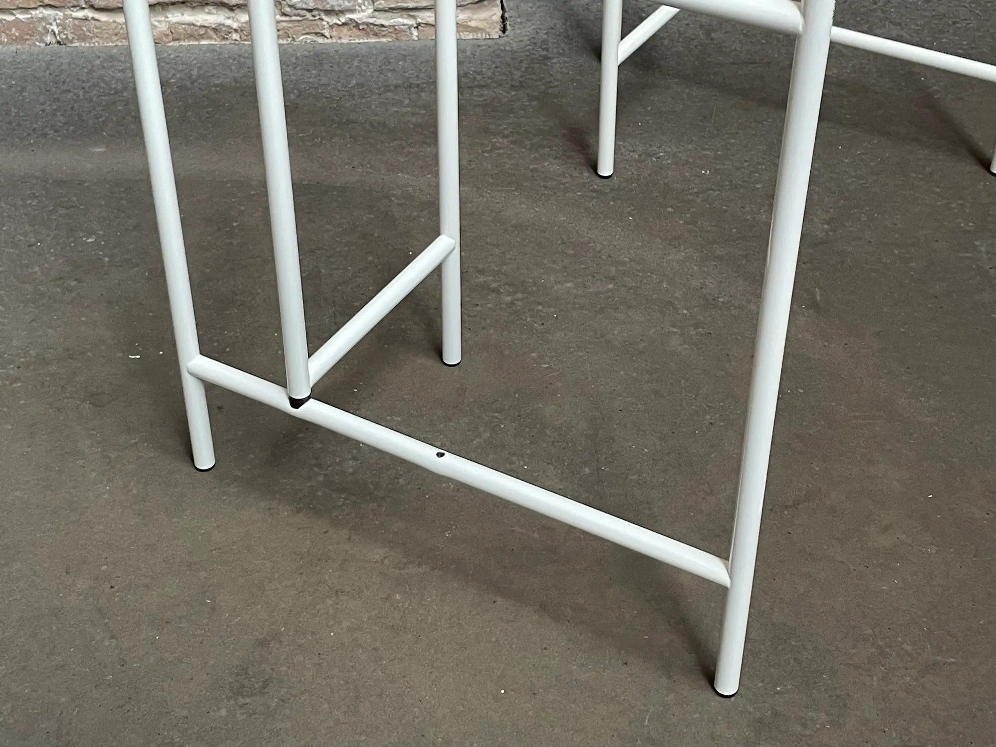 Eiermann 3 Tischgestell Stahl Weiß  5