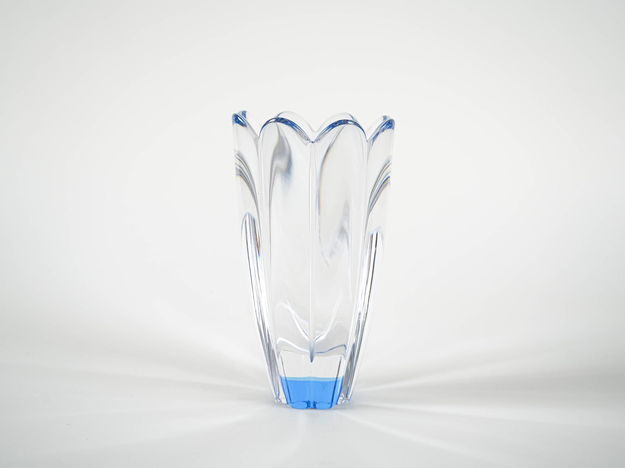 Mayflower glass vase 1960s Jan Johansson Orrefors 4