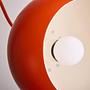 Ball Pendelleuchte Pfirsich/Orange Ø18cm 3
