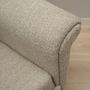 Vintage armchair Teak textile grey 1960s 12