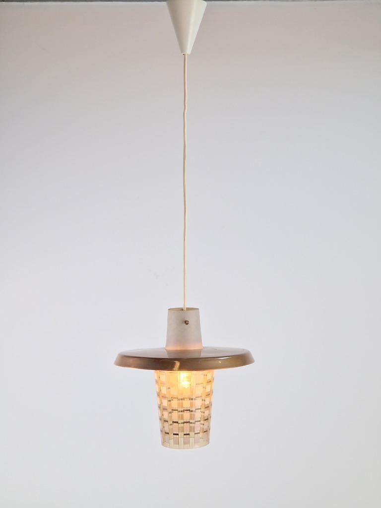 Hängelampe Kupfer Glas 2