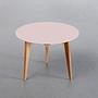 Beluga Couchtisch HPL Rosa Ø 57cm 0