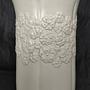 Vintage Vase Keramik Weiß 3