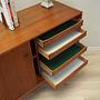 Vintage Sideboard Teakholz Braun 1970er Jahre 11
