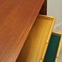 Vintage Sideboard Teak Brown 1970s 11
