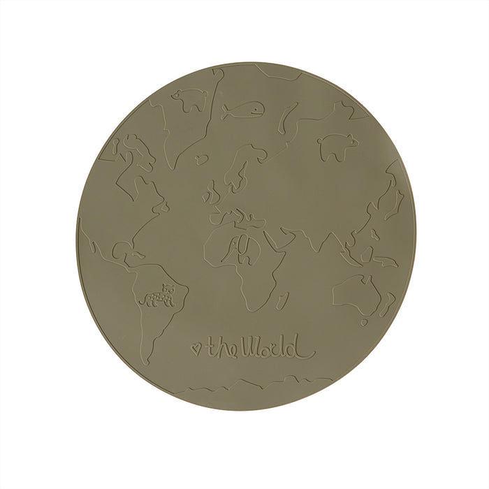 The World Placemat Green 0