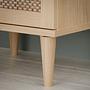 Nightstand Pekino with 2 drawers Natural 4