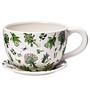 Pflanztasse Lavendelsträuße PLANT A CUP Dolomit Weiß 0
