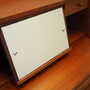 Vintage Secretary Teak Brown 1970s 8