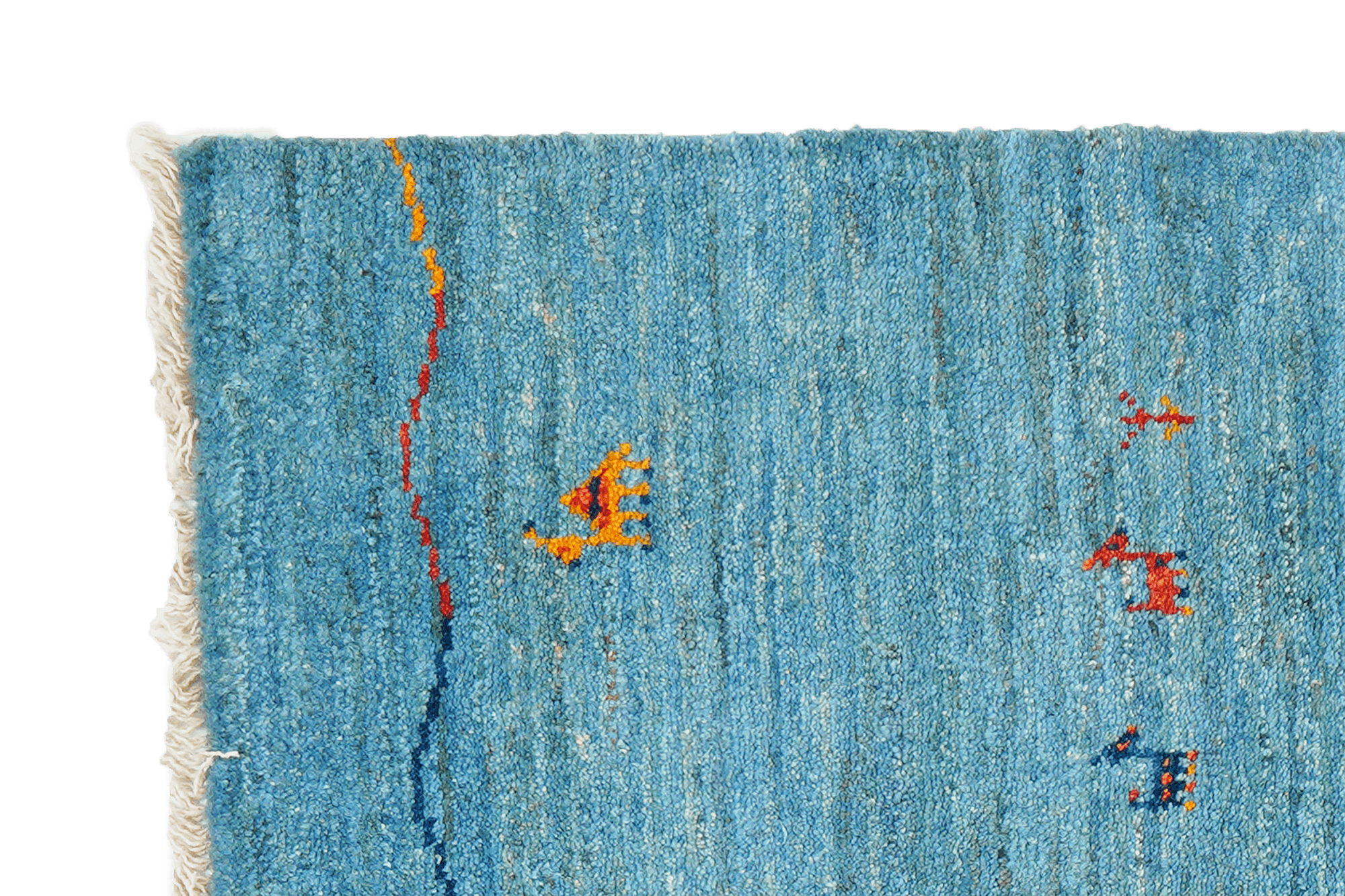 Gabbeh Sonnat Teppich Blau 1