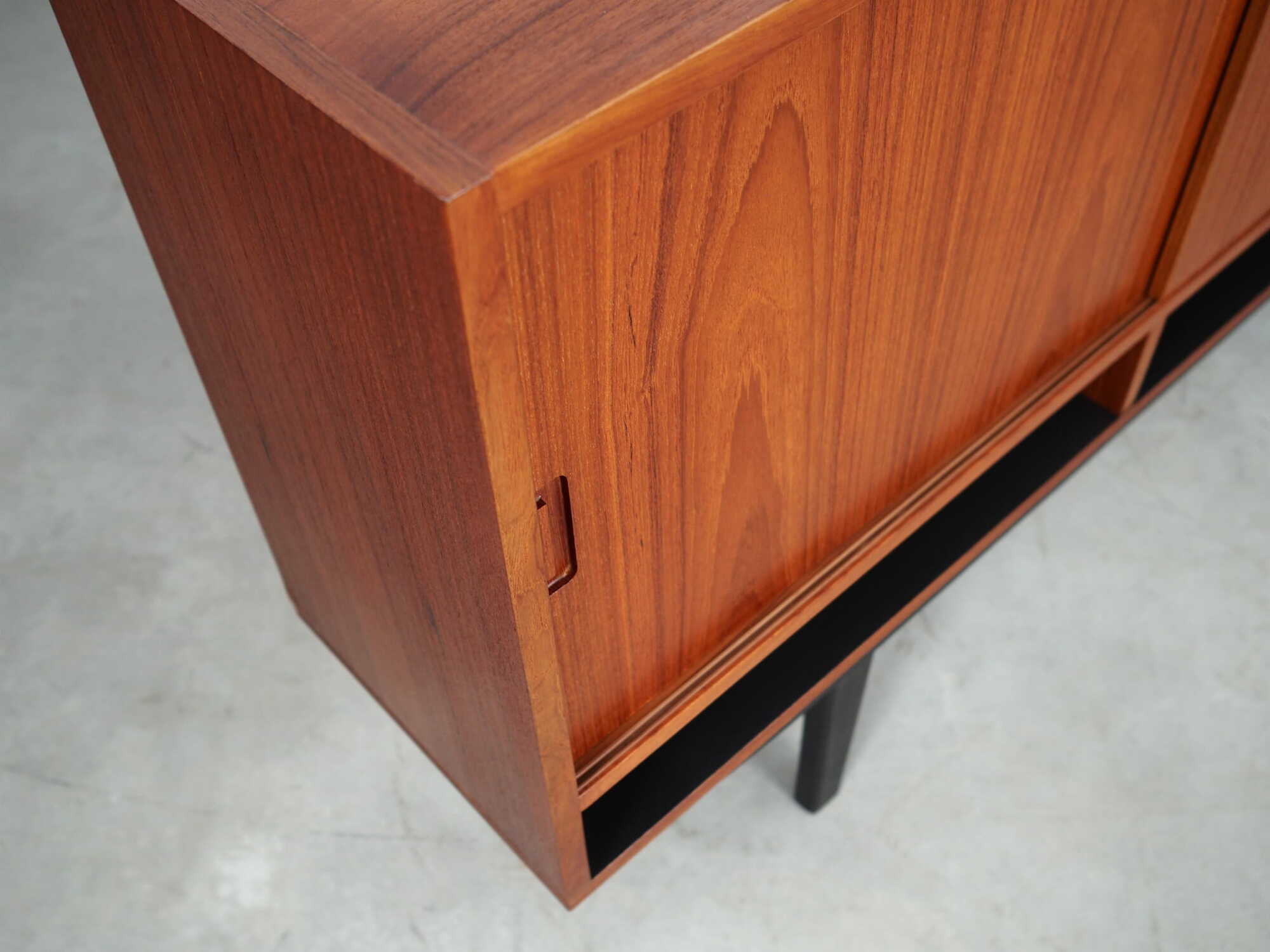 Vintage Sideboard Teak wood Brown 1970s 8