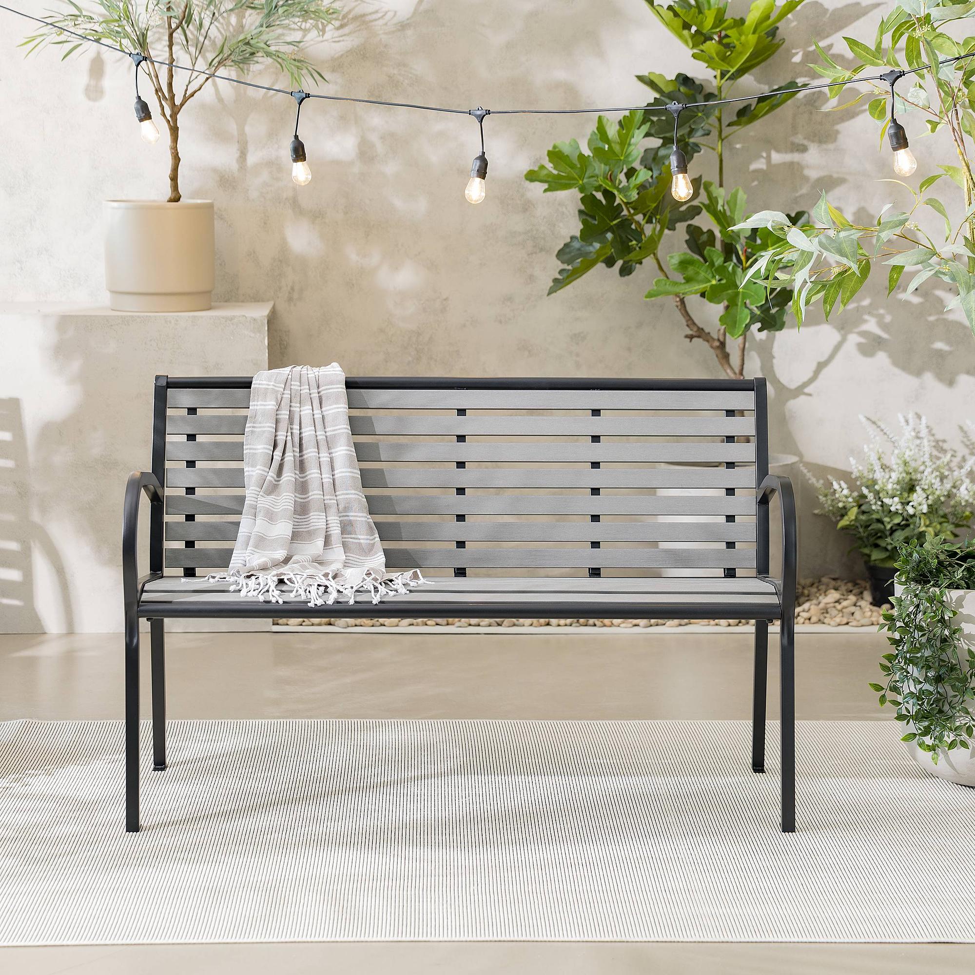 Garden Bench Jimbo Polywood Anthracite 1