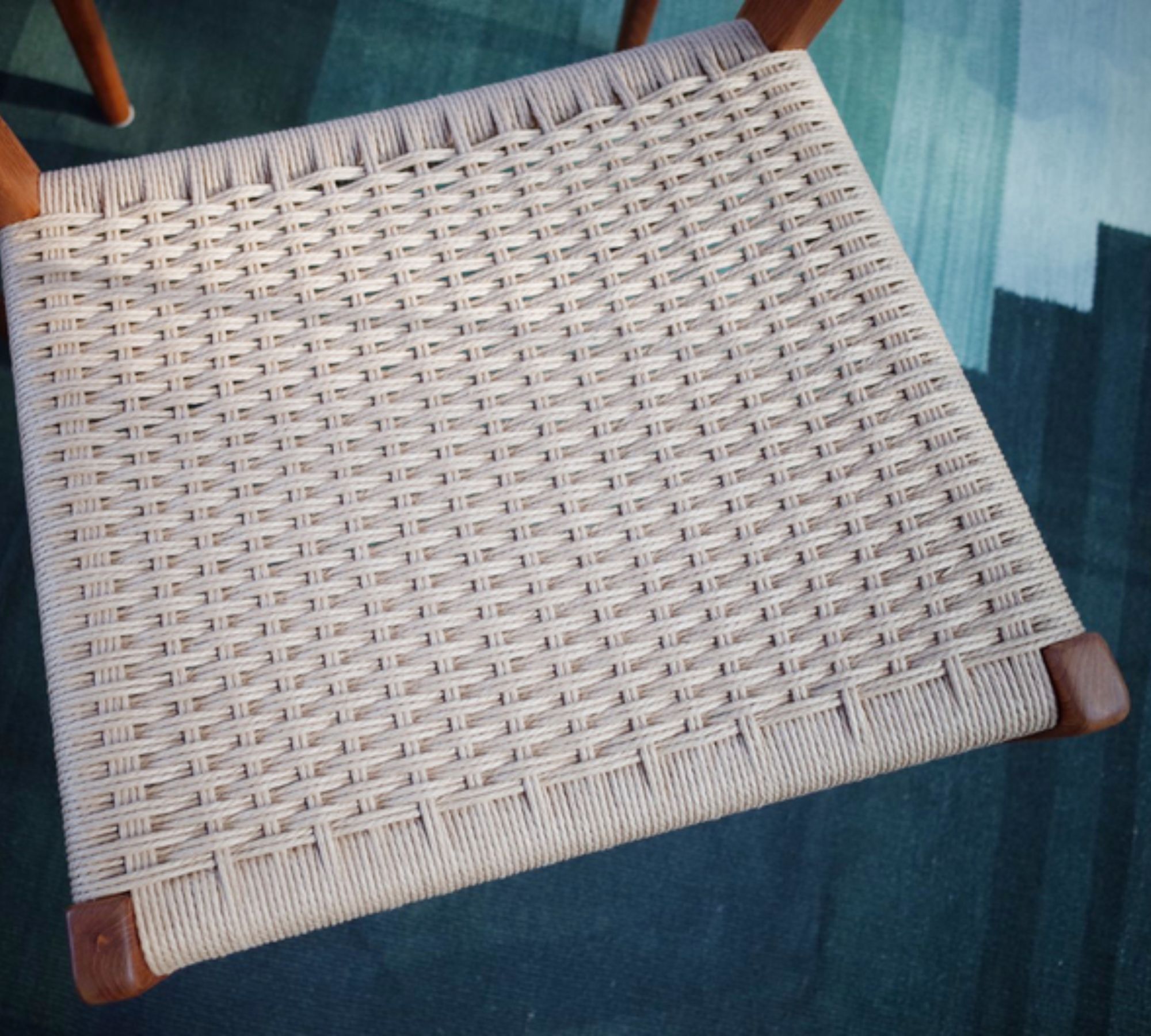 4x Dänische Teak Stühle Modell 71 Braun 6