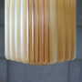 Vintage Pendant Lamp Glass Plastic Yellow 1960s 3