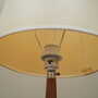 Vintage floor lamp metal plastic beige 1970s 8