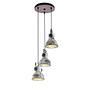 Barnstaple I Pendant Light Steel 3-bulb 1