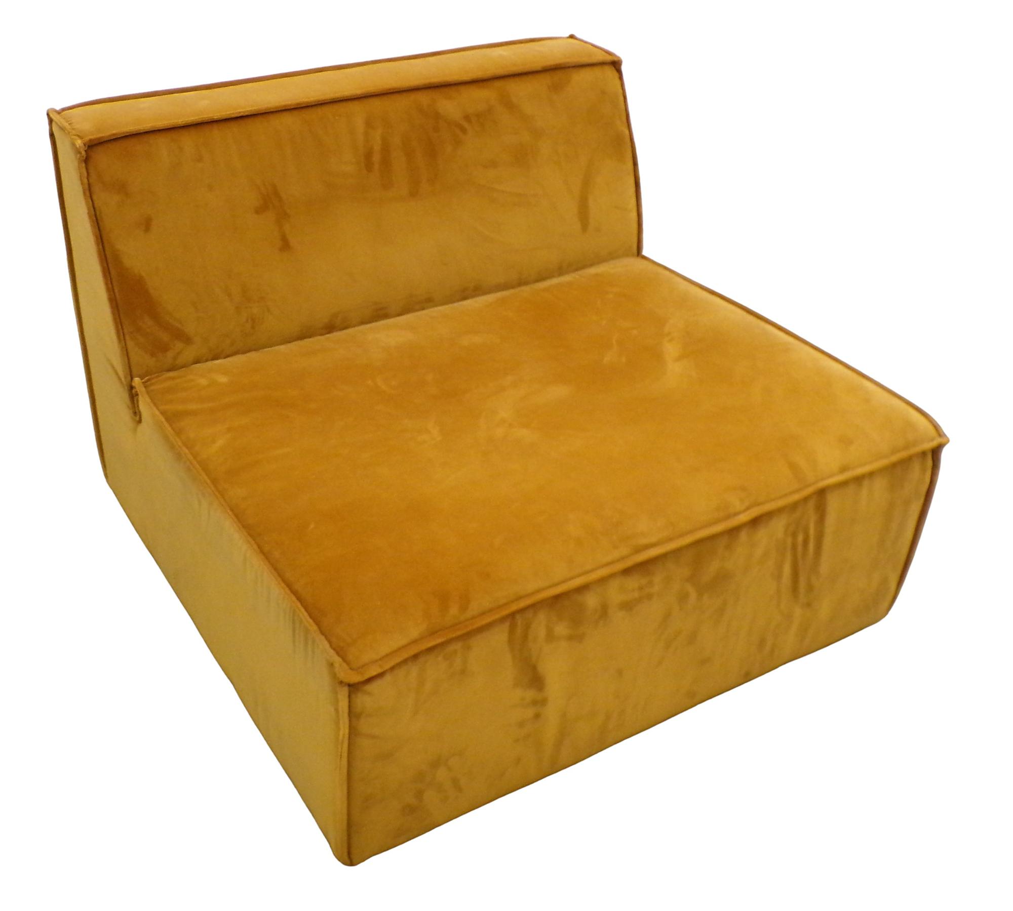 Dane 1-Sitzer Modul Velour Matt Amber 8