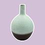 Vintage Lava Vase Keramik 1960er Jahre 0