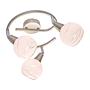 LED-Deckenleuchte Elliott Milchglas Silber 0