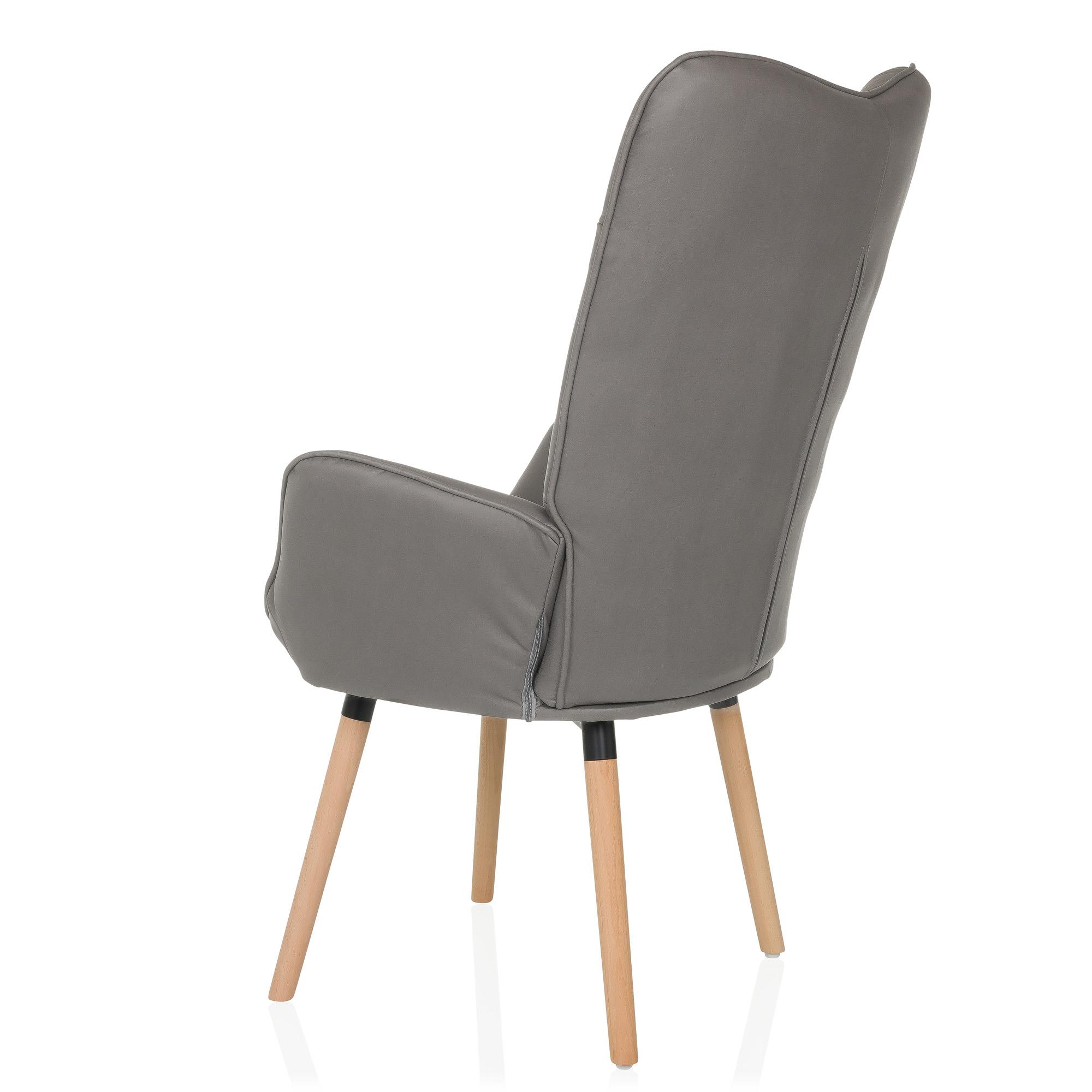 Havenio I Armchair Fabric Velvet Grey 9