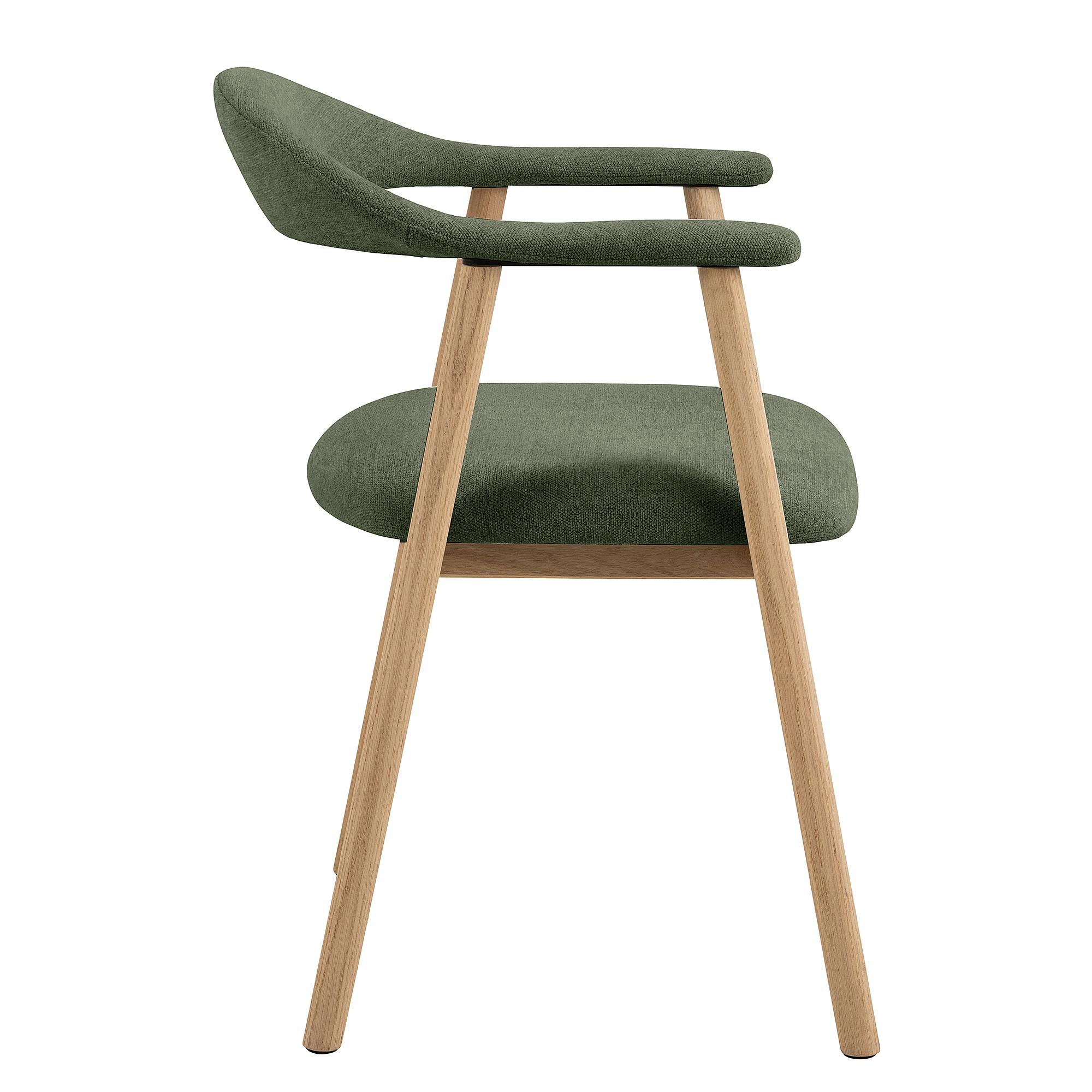 2x Armchair MESITA Fabric Aphra Dark Green 2