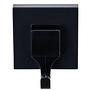 Quadro Wandhaken 2er-Set ABS Schwarz 4