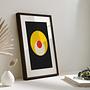 Bauhaus Circles in Circles Art Print with Frame 2