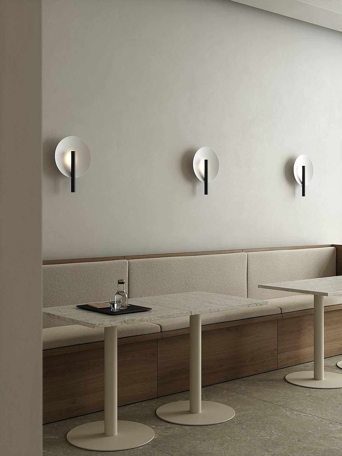 Wandleuchte Furiko Aluminium Schwarz 0