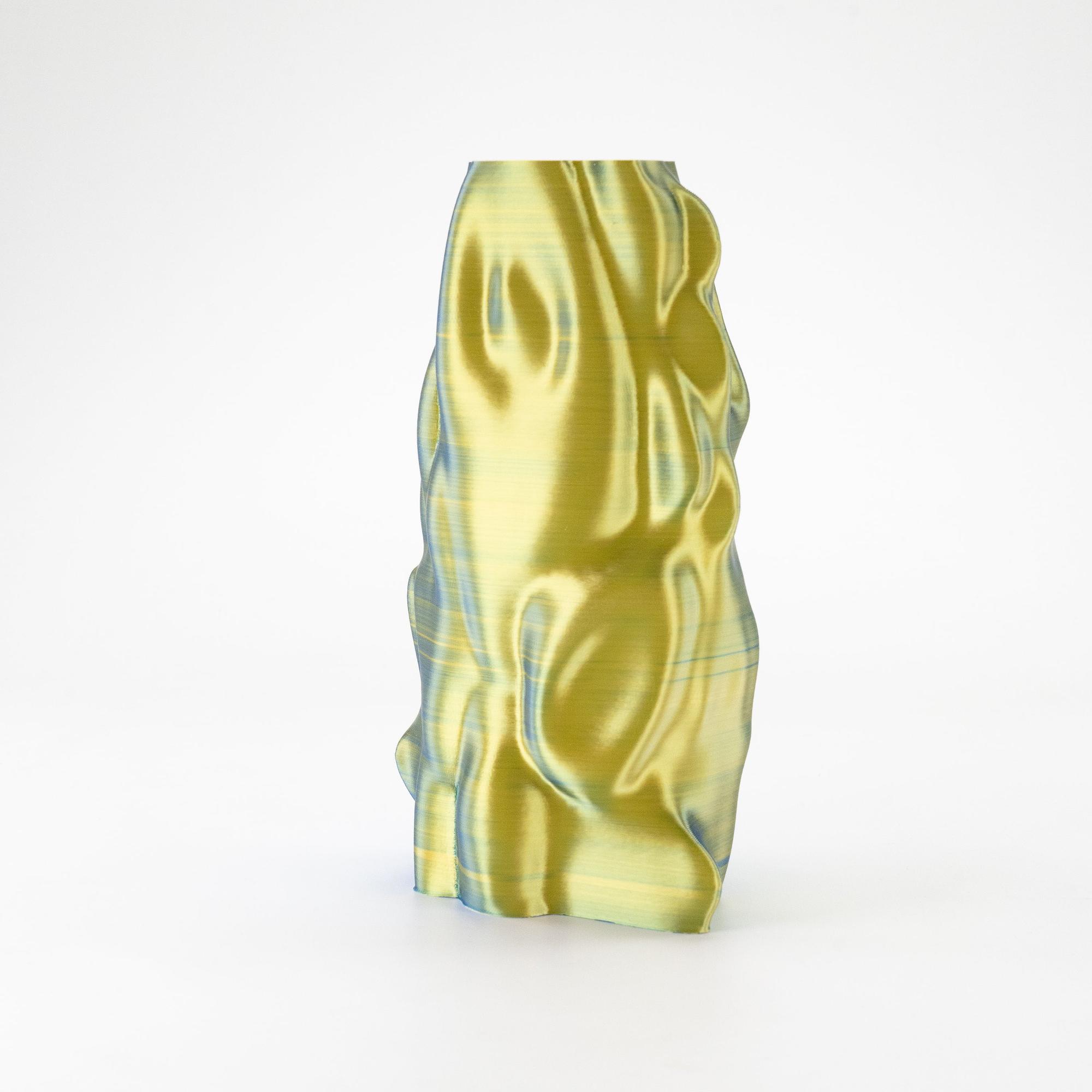 1129-1 Organic Angel Vase Groß Blau 1